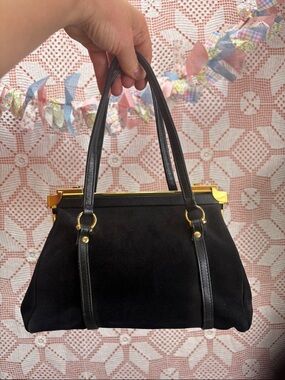 Vintage Jane Shilton Leather Frame Bag – Made in England